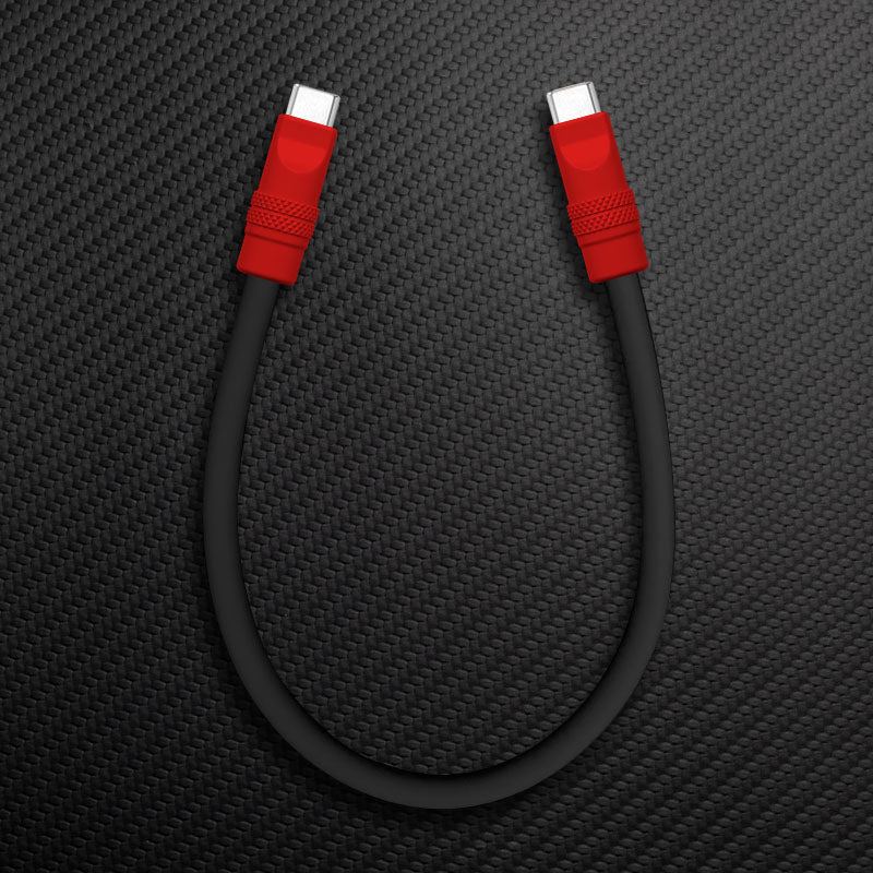 "Color Block Chubby" 240w Painted Power Bank Friendly Cable