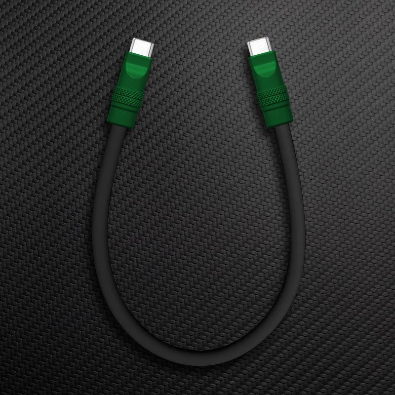 "Color Block Chubby" 240w Painted Power Bank Friendly Cable