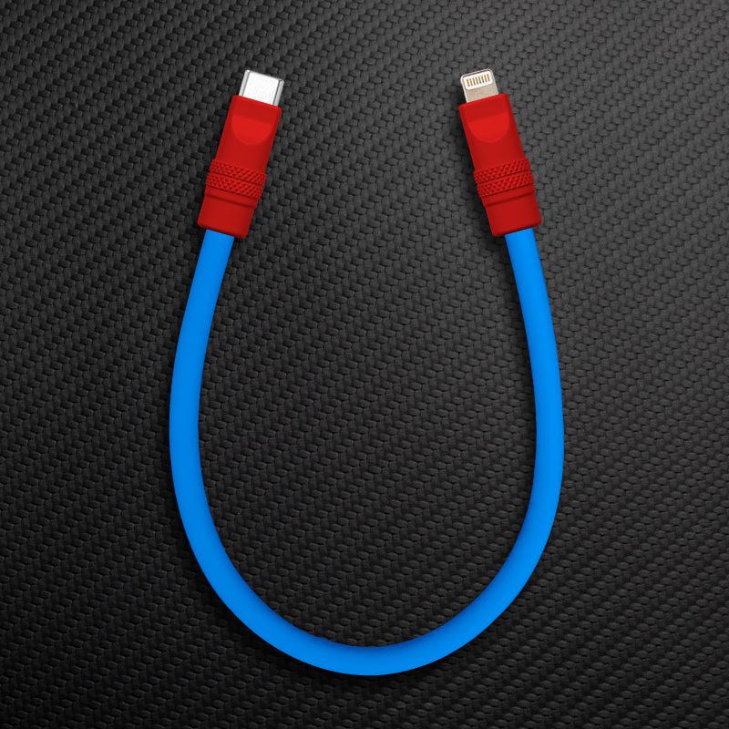 "Color Block Chubby" Power Bank Friendly Cable