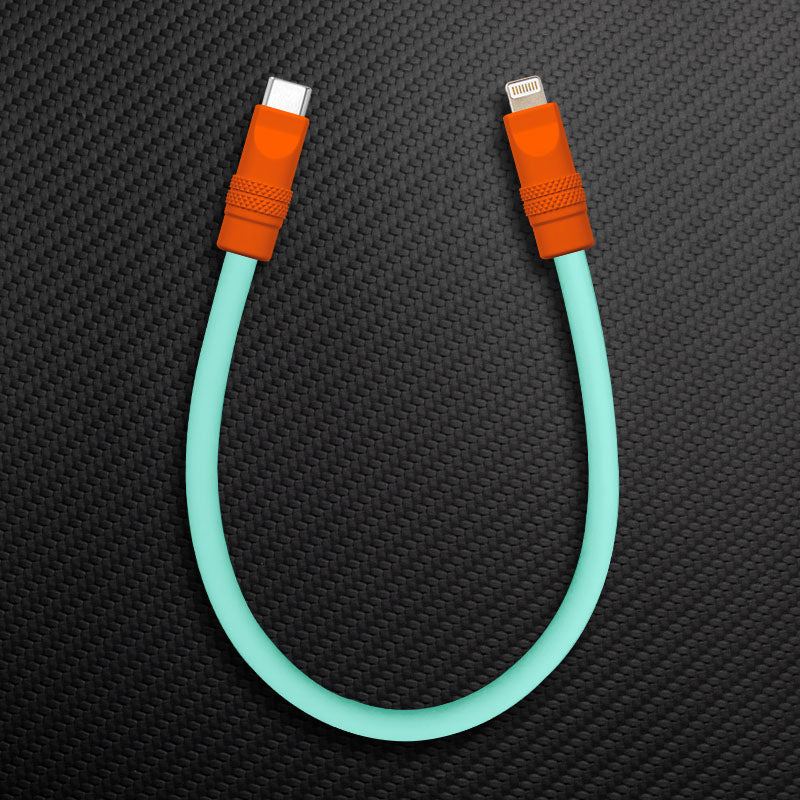 "Color Block Chubby" Power Bank Friendly Cable