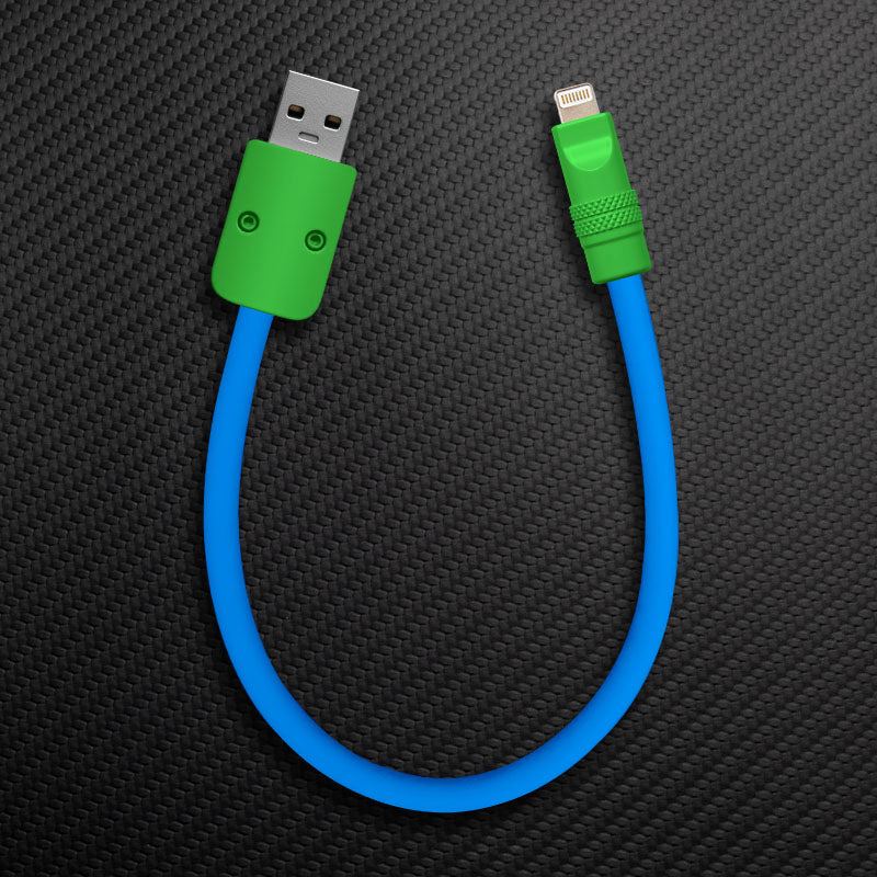 "Color Block Chubby" Power Bank Friendly Cable