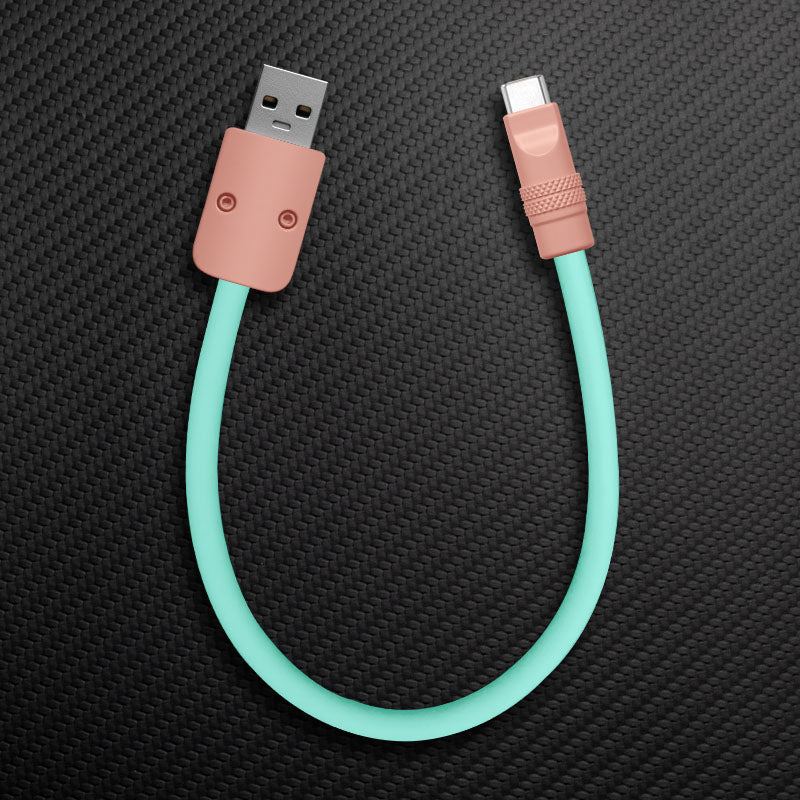 "Color Block Chubby" Power Bank Friendly Cable