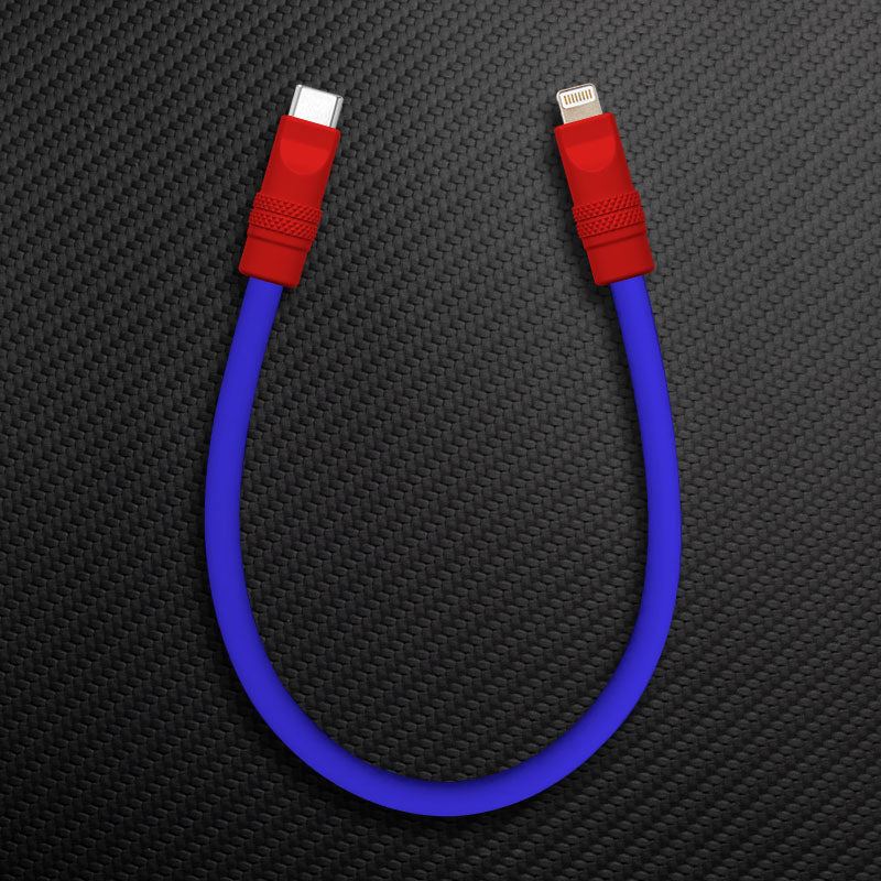 "Color Block Chubby" Power Bank Friendly Cable
