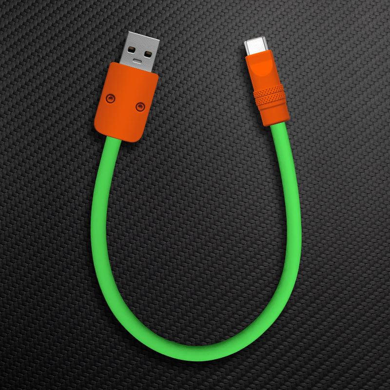 "Color Block Chubby" Power Bank Friendly Cable