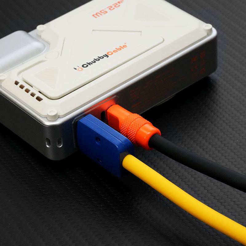 "Color Block Chubby" Power Bank Friendly Cable