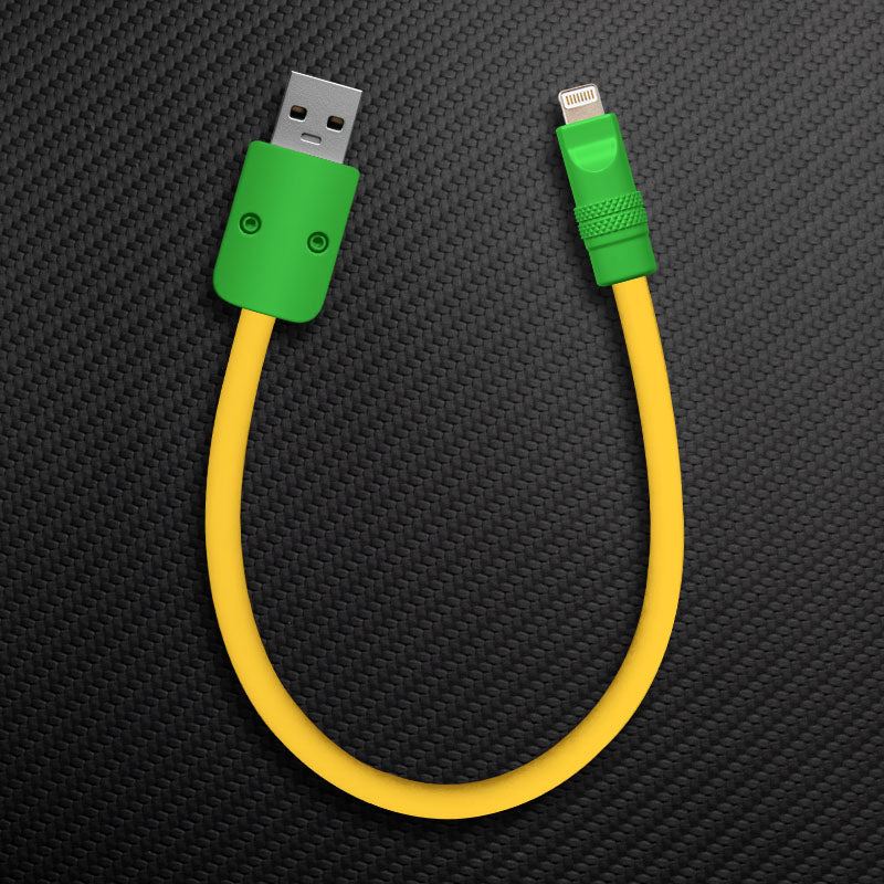 "Color Block Chubby" Power Bank Friendly Cable - More colors