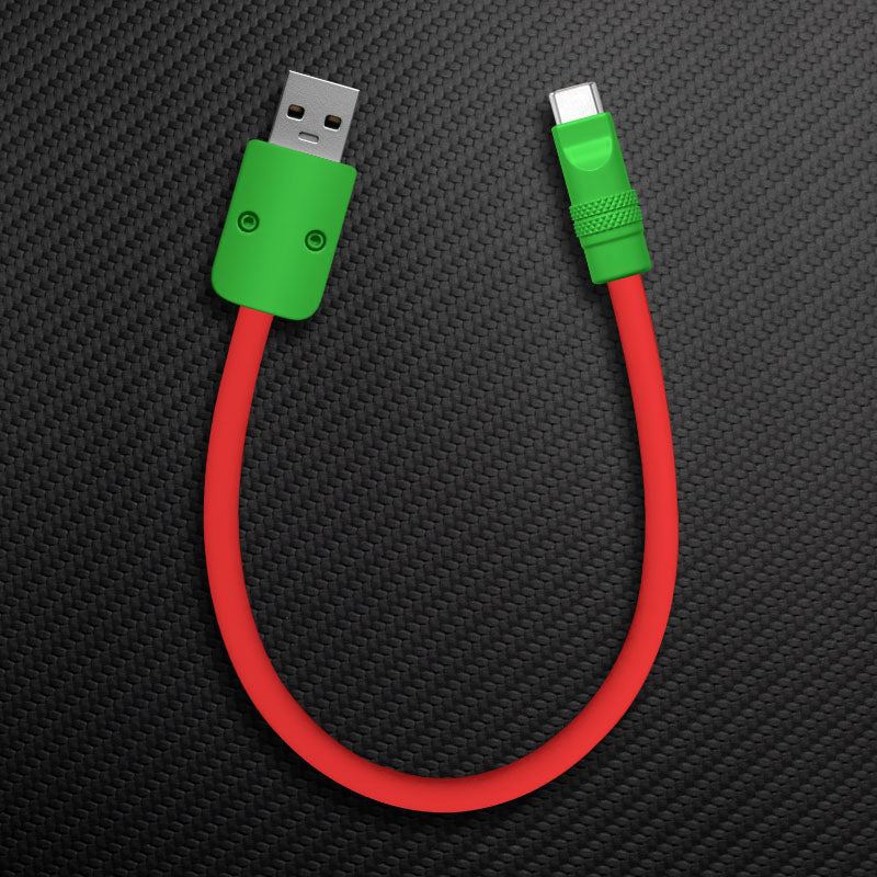 "Color Block Chubby" Power Bank Friendly Cable - More colors