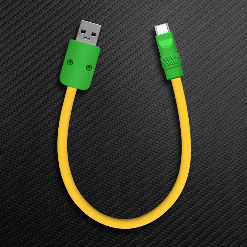 "Color Block Chubby" Power Bank Friendly Cable - More colors