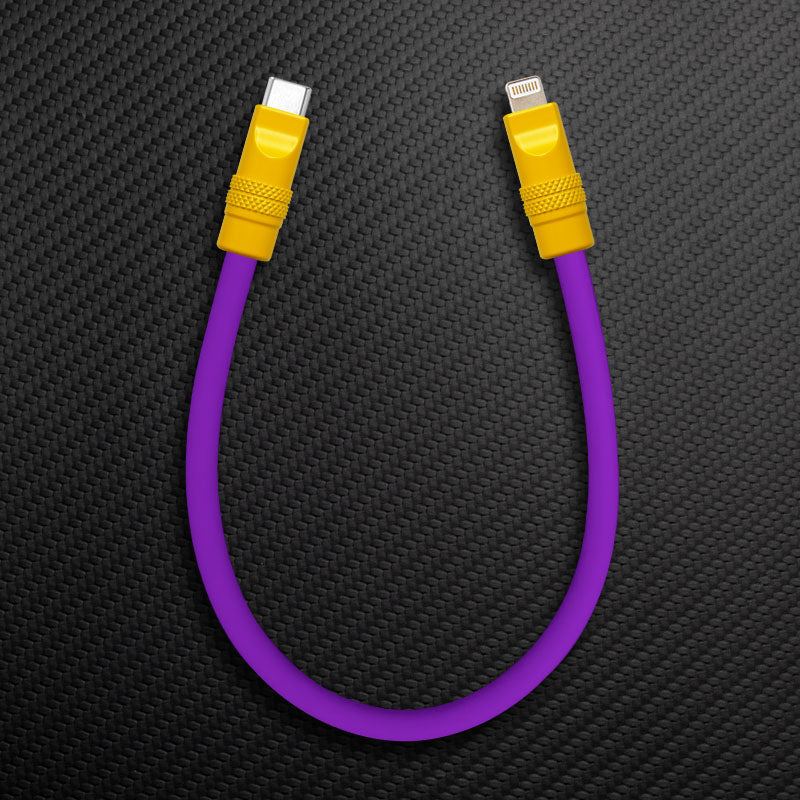 "Color Block Chubby" Power Bank Friendly Cable - More colors