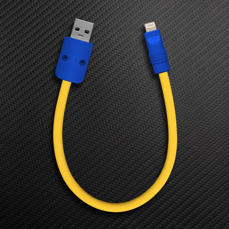 "Color Block Chubby" Power Bank Friendly Cable - More colors