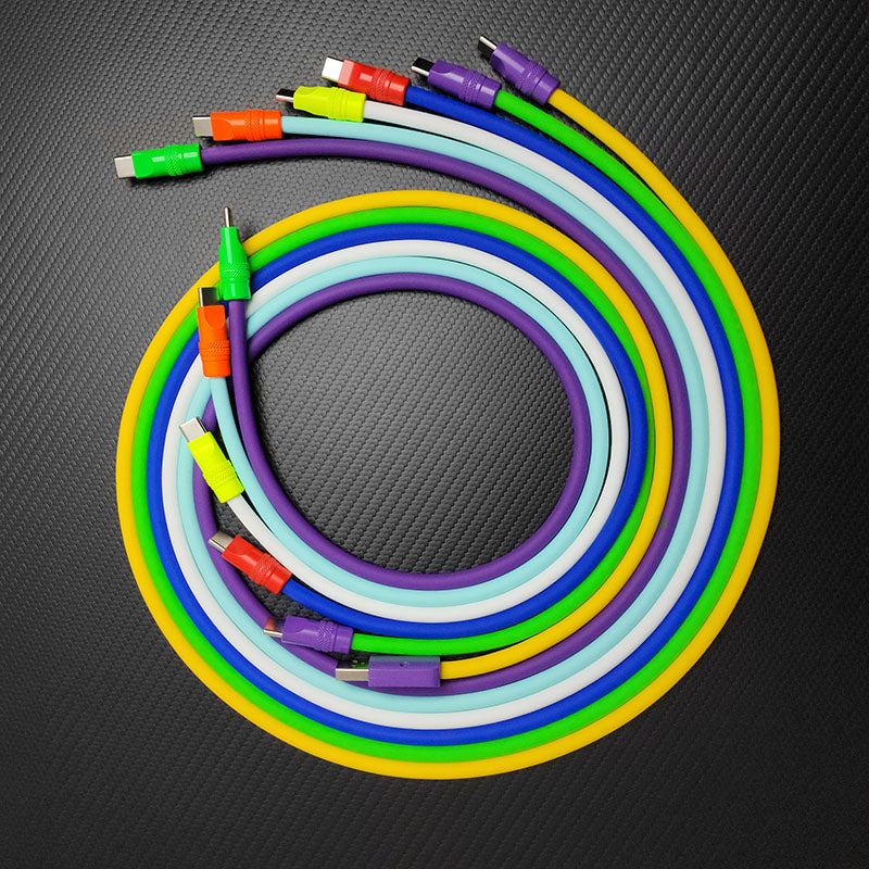 "ColorBlock Chubby" 240W Painted Fast Charging Cable