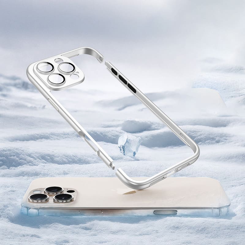 Cooling Frame Case with Camera Protector For iPhone