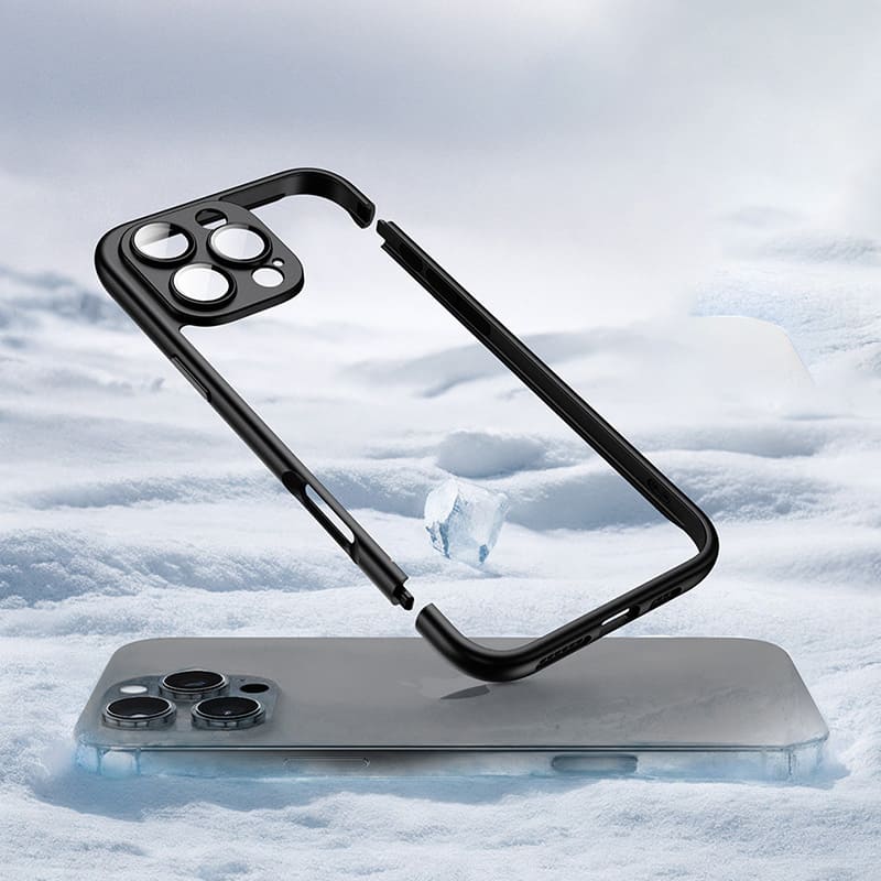 Cooling Frame Case with Camera Protector For iPhone