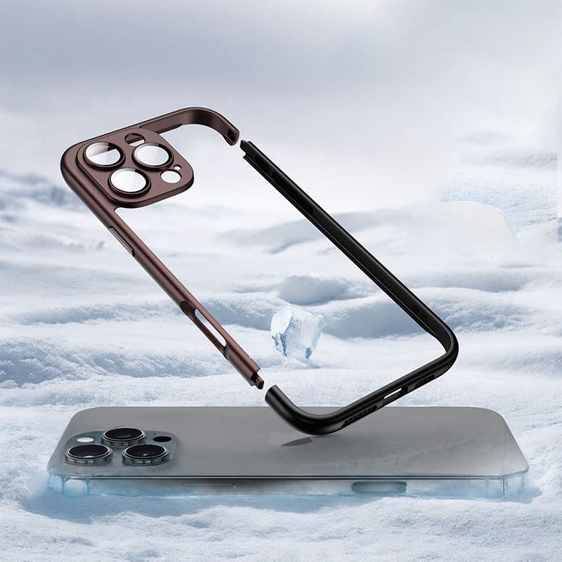 Cooling Frame Case with Camera Protector For iPhone