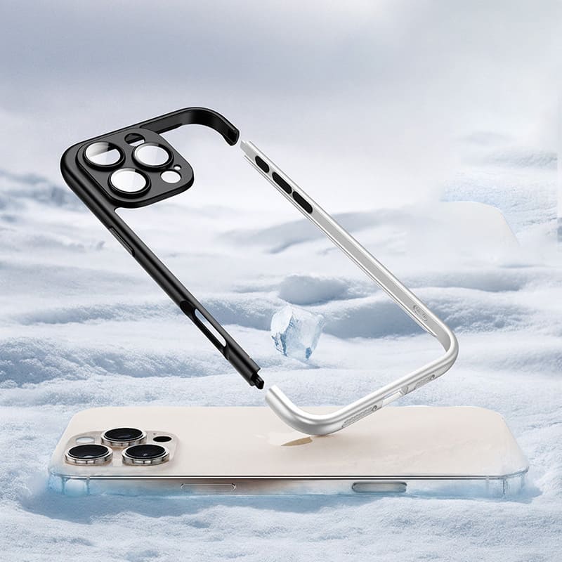 Cooling Frame Case with Camera Protector For iPhone