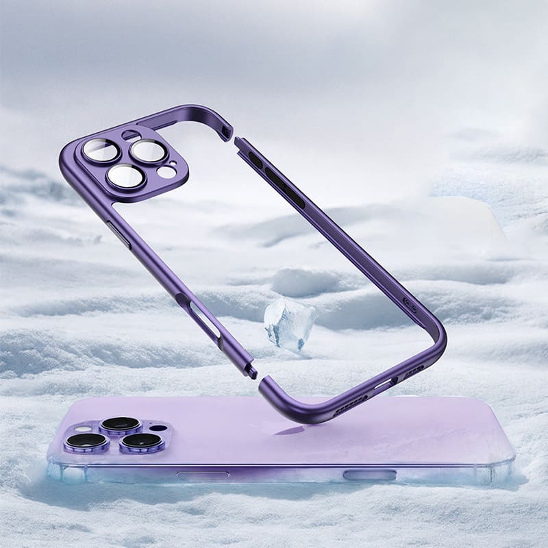 Cooling Frame Case with Camera Protector For iPhone