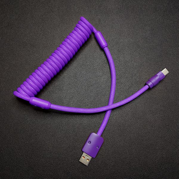 "Curly Chubby" New Spring Charge Cable