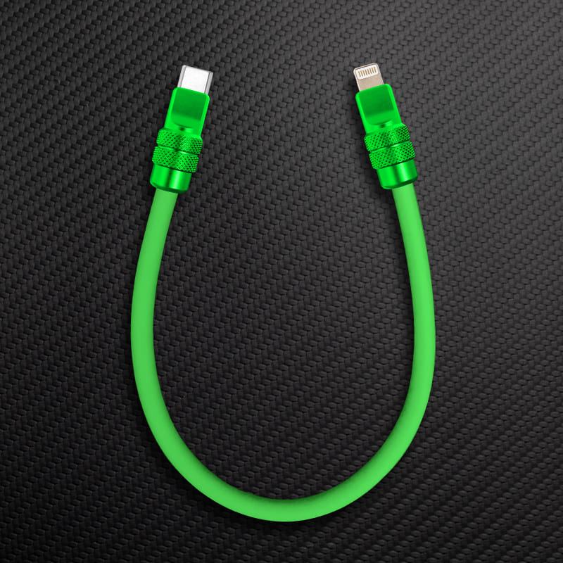 "Cute Anodized" Power Bank Friendly Cable C+Lightning