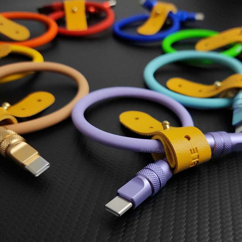 "Cute Anodized" Power Bank Friendly Cable C+Lightning