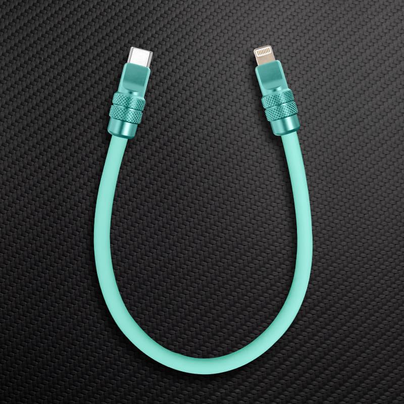 "Cute Anodized" Power Bank Friendly Cable C+Lightning