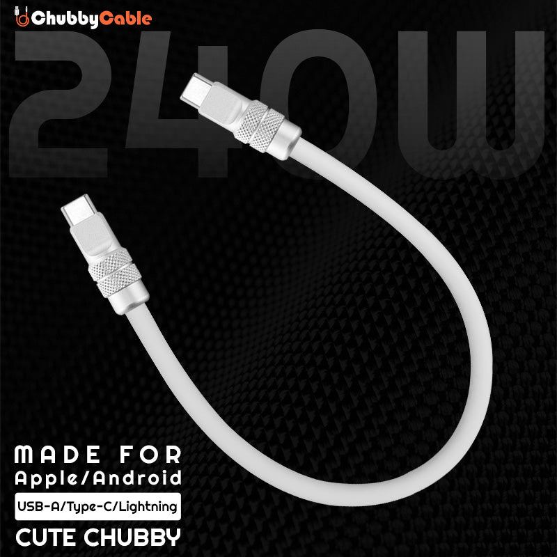 "Cute Chubby" - Power Bank Friendly Cable - More Colors