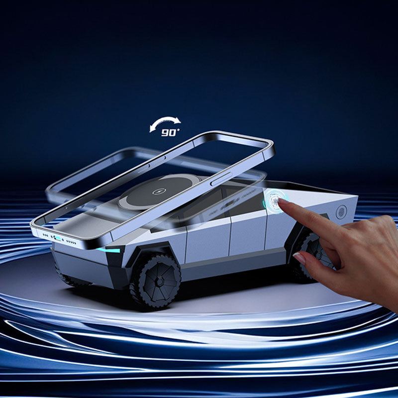 ‌"CyberTrio" Magnetic 3-in-1 Fast Wireless Charging Station‌ With Mood Light‌