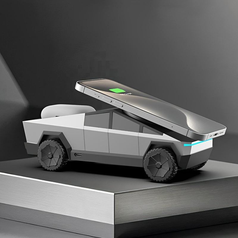 ‌"CyberTrio" Magnetic 3-in-1 Fast Wireless Charging Station‌ With Mood Light‌