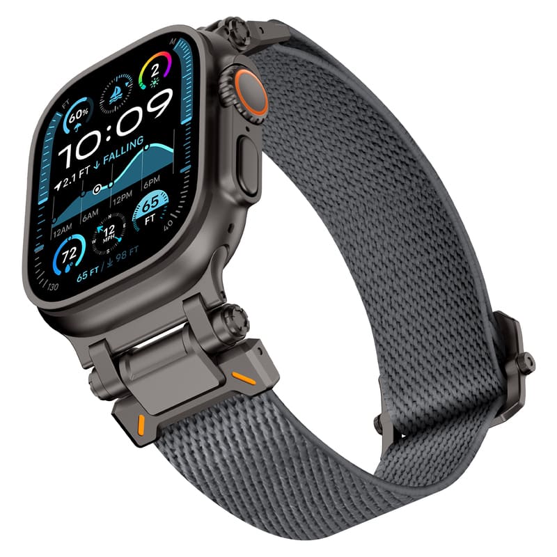 Explorer Nylon Band for Apple Watch with Metal Connectors