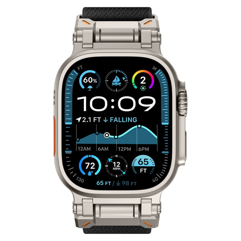 Explorer Nylon Band for Apple Watch with Metal Connectors