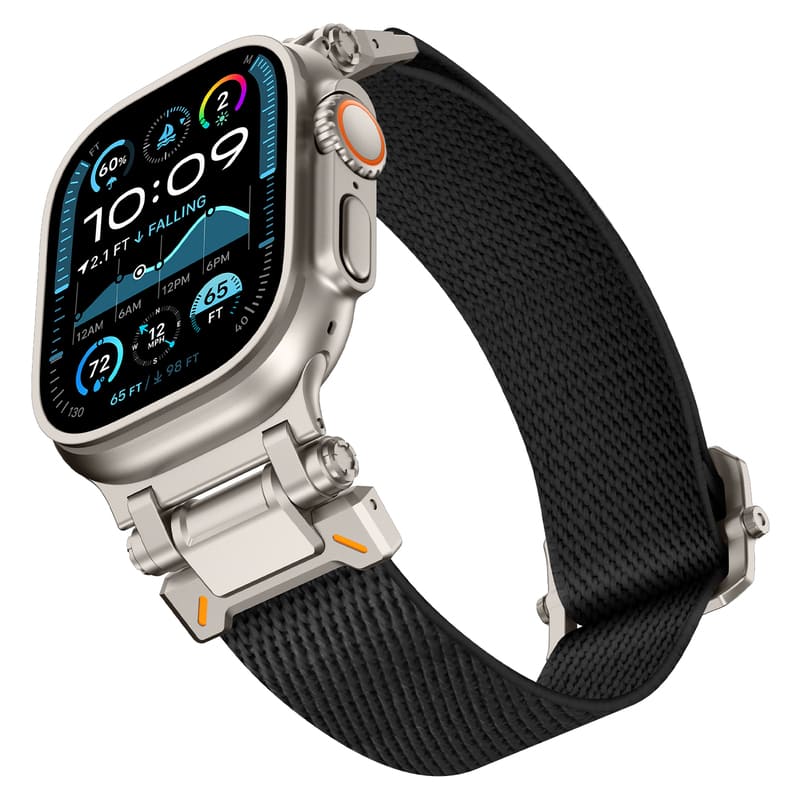 Explorer Nylon Band for Apple Watch with Metal Connectors