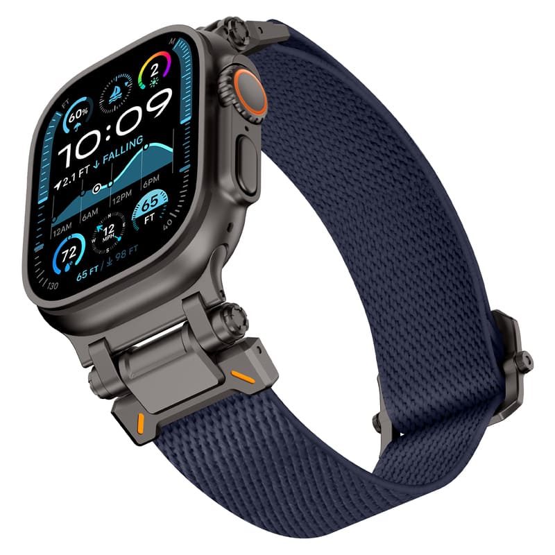 Explorer Nylon Band for Apple Watch with Metal Connectors