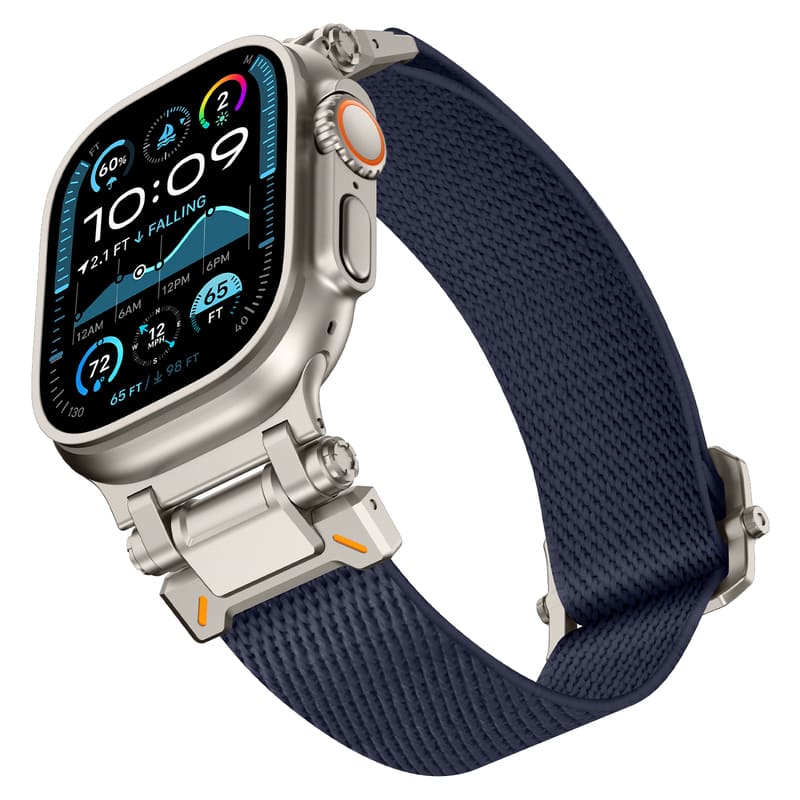 Explorer Nylon Band for Apple Watch with Metal Connectors