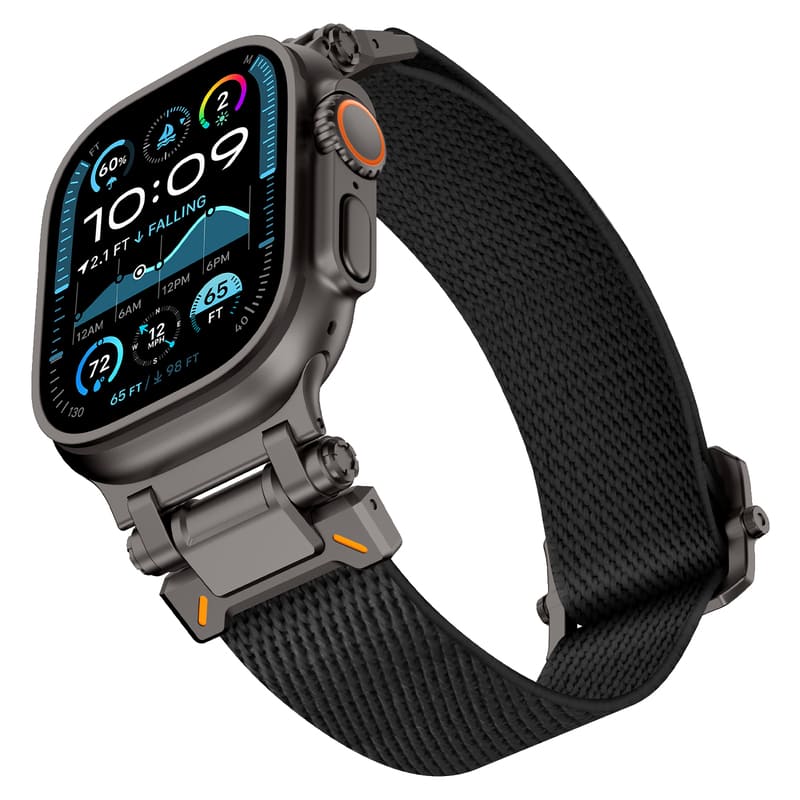 Explorer Nylon Band for Apple Watch with Metal Connectors