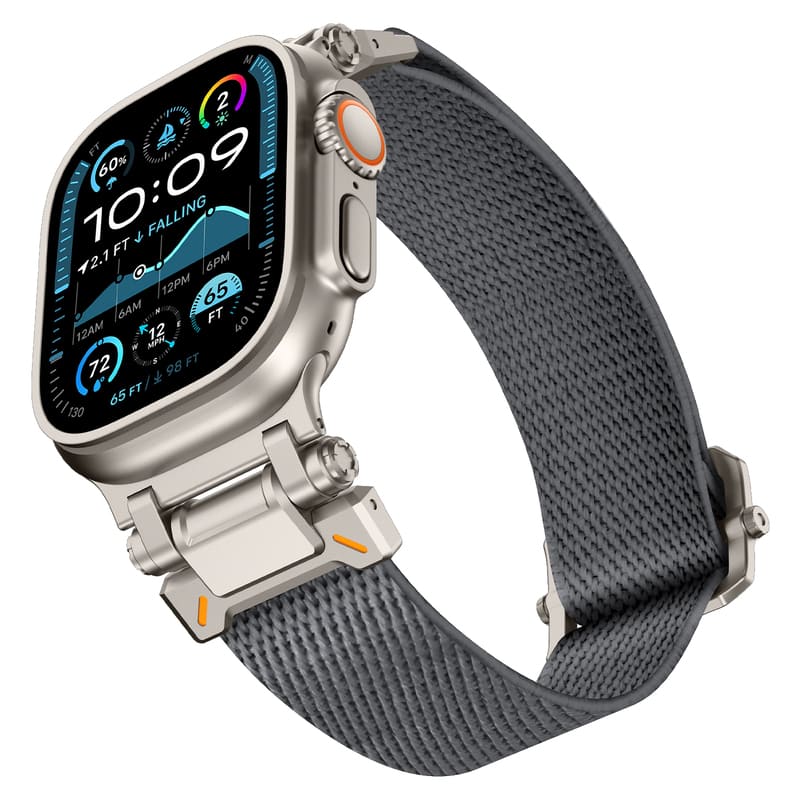 Explorer Nylon Band for Apple Watch with Metal Connectors
