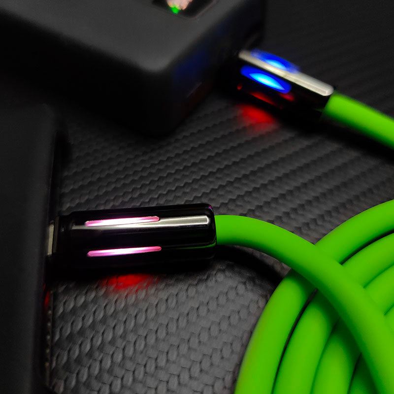 "Flex Charge" 240W GlowFlow C-C Charging Cable