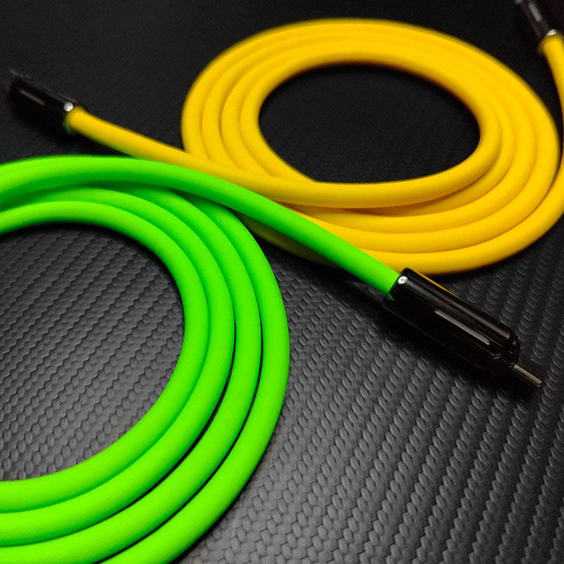 "Flex Charge" 240W GlowFlow C-C Charging Cable
