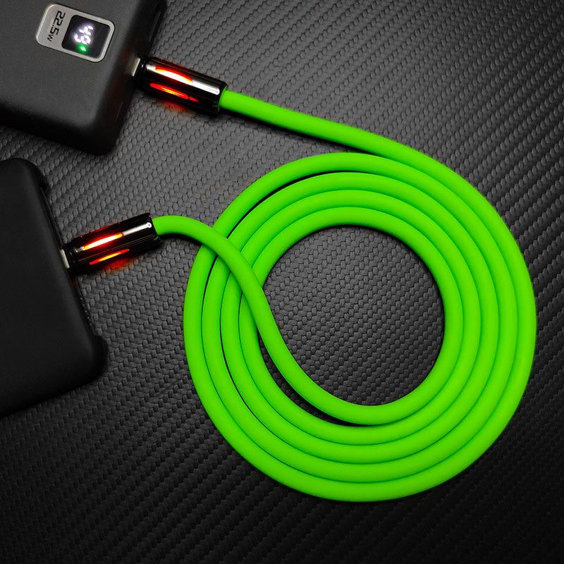 "Flex Charge" 240W GlowFlow C-C Charging Cable