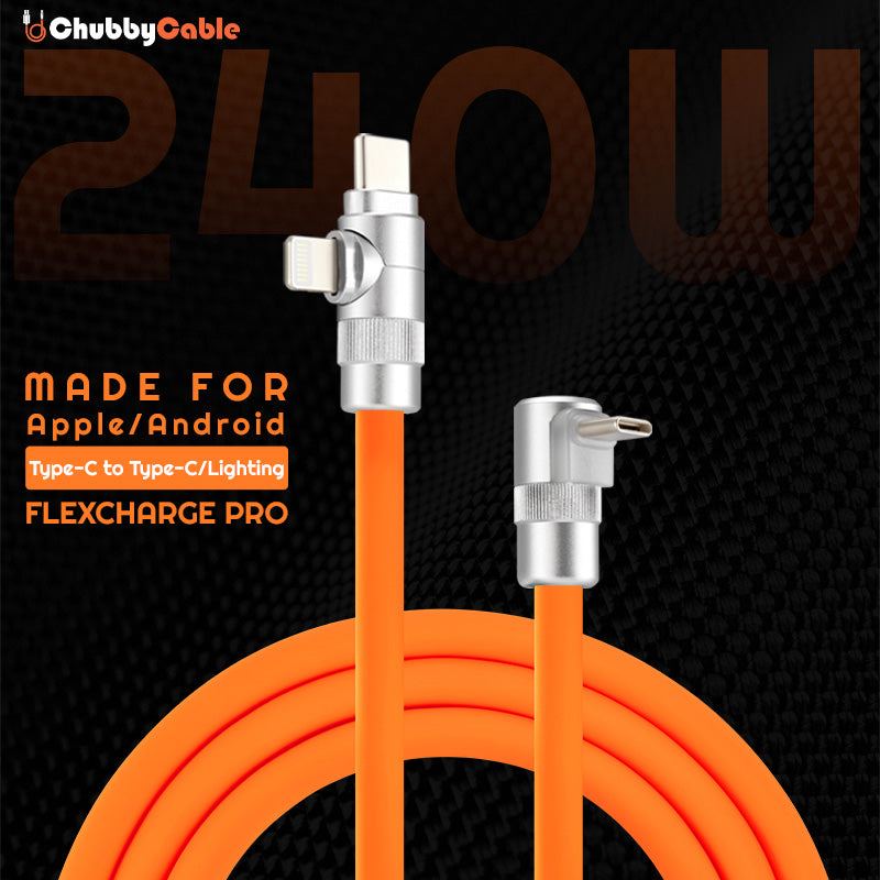 "FlexCharge Pro" 90° 2-in-1 Car Cable for Tesla