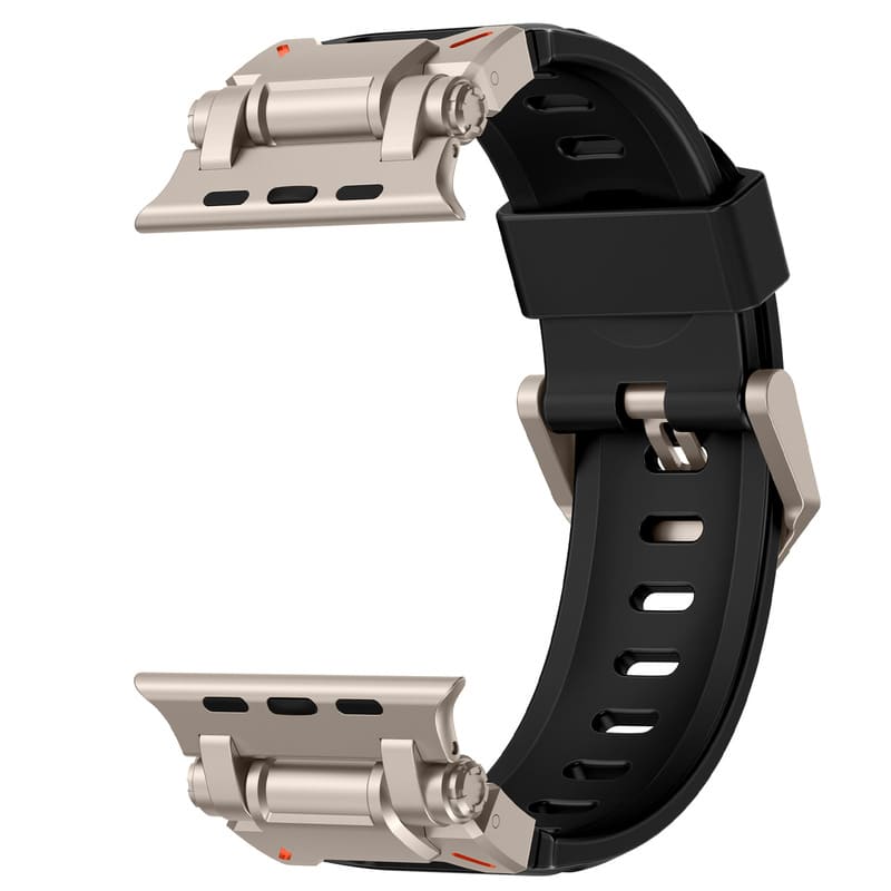 Fluoroelastomer Band with Titanium Connector for Apple Watch