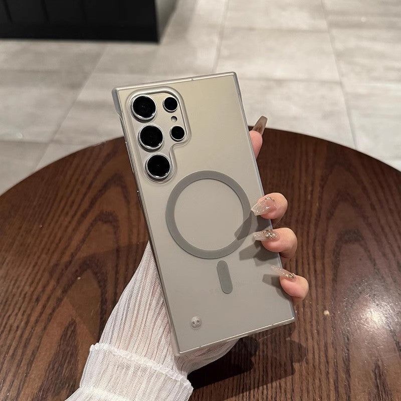 Frosted Magnetic Ultra-Thin Clear Case for Samsung – Frameless & Matte Finish