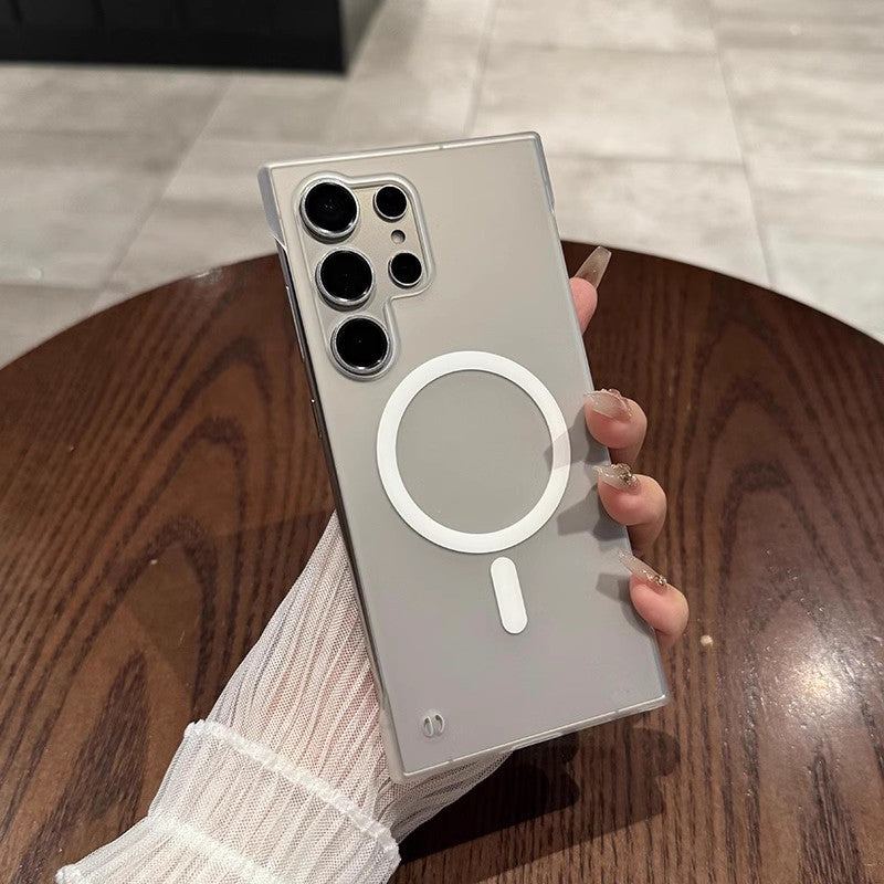 Frosted Magnetic Ultra-Thin Clear Case for Samsung – Frameless & Matte Finish