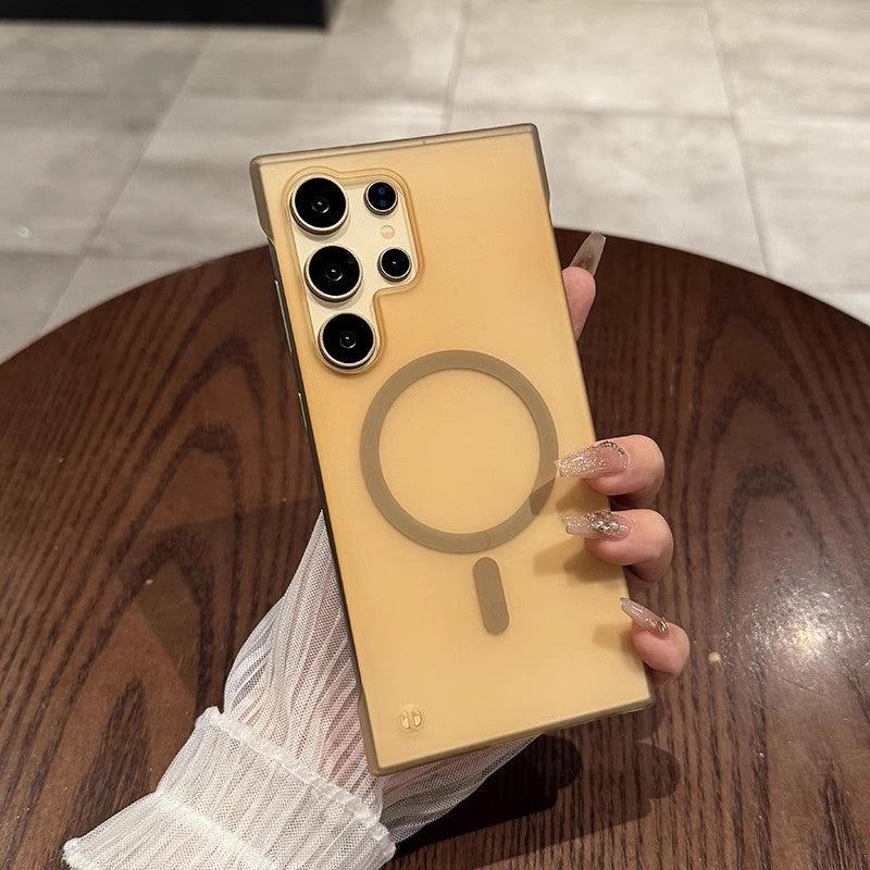 Frosted Magnetic Ultra-Thin Clear Case for Samsung – Frameless & Matte Finish