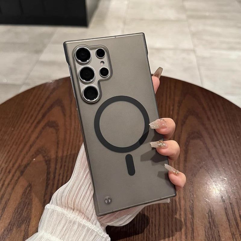 Frosted Magnetic Ultra-Thin Clear Case for Samsung – Frameless & Matte Finish