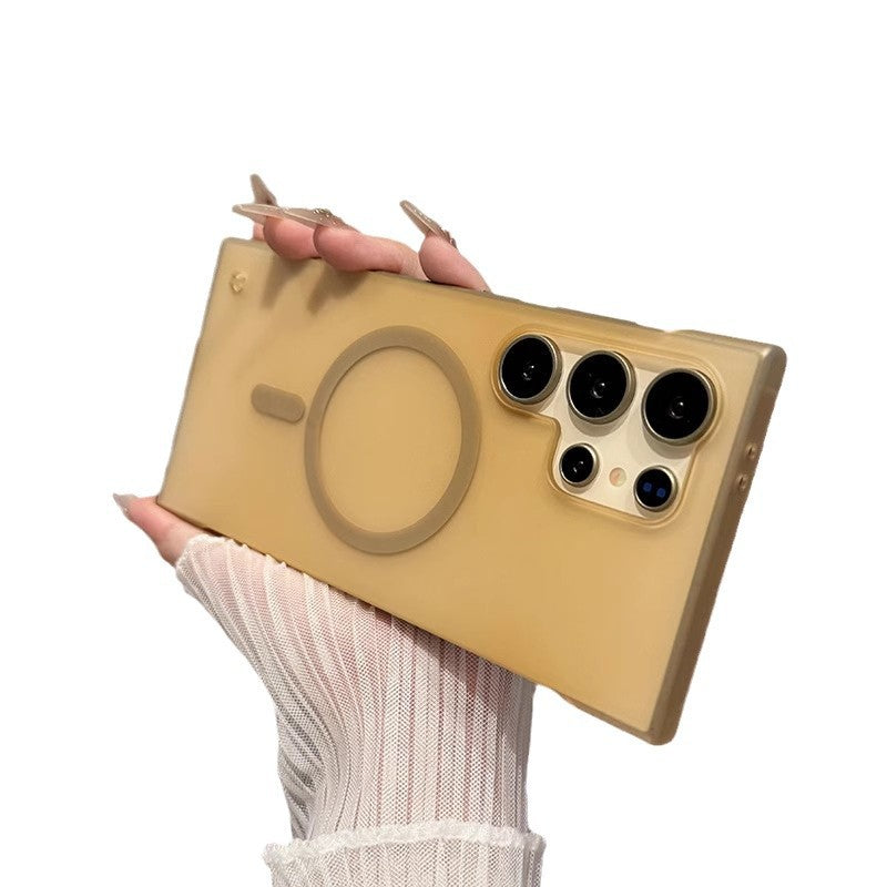 Frosted Magnetic Ultra-Thin Clear Case for Samsung – Frameless & Matte Finish