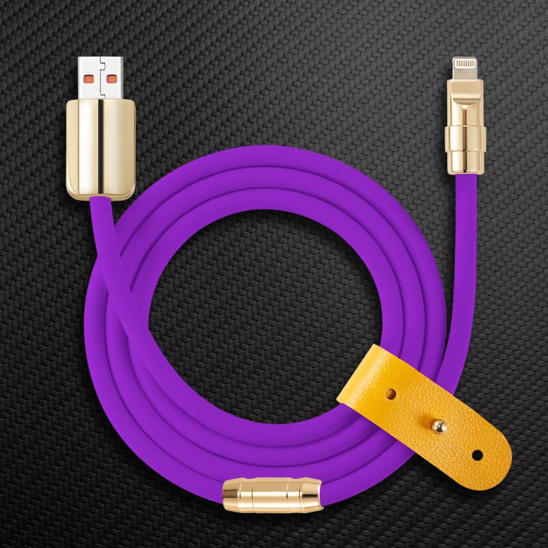 "Golden Chubby" Custom Gilded Fast Charge Cable