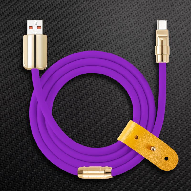"Golden Chubby" Custom Gilded Fast Charge Cable