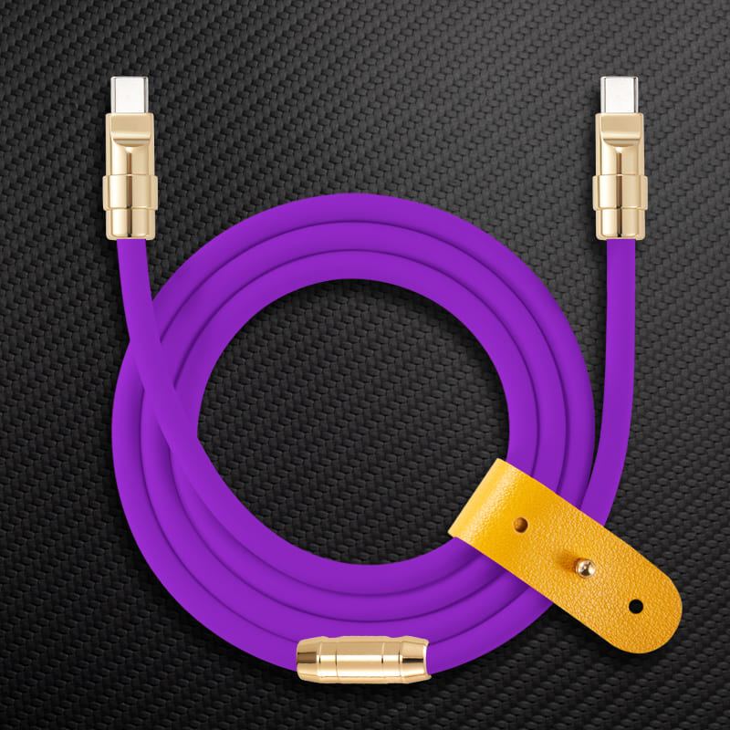 "Golden Chubby" Custom Gilded Fast Charge Cable