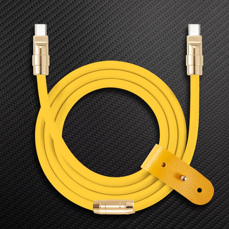 "Golden Chubby" Custom Gilded Fast Charge Cable