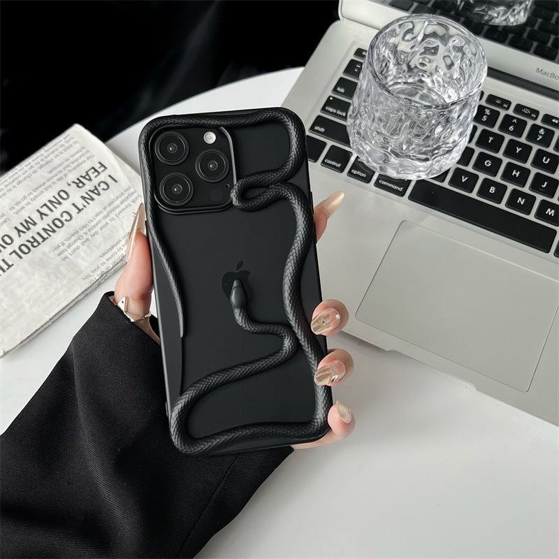 Hollow Stereo Snake-Shaped Phone Case For iPhone
