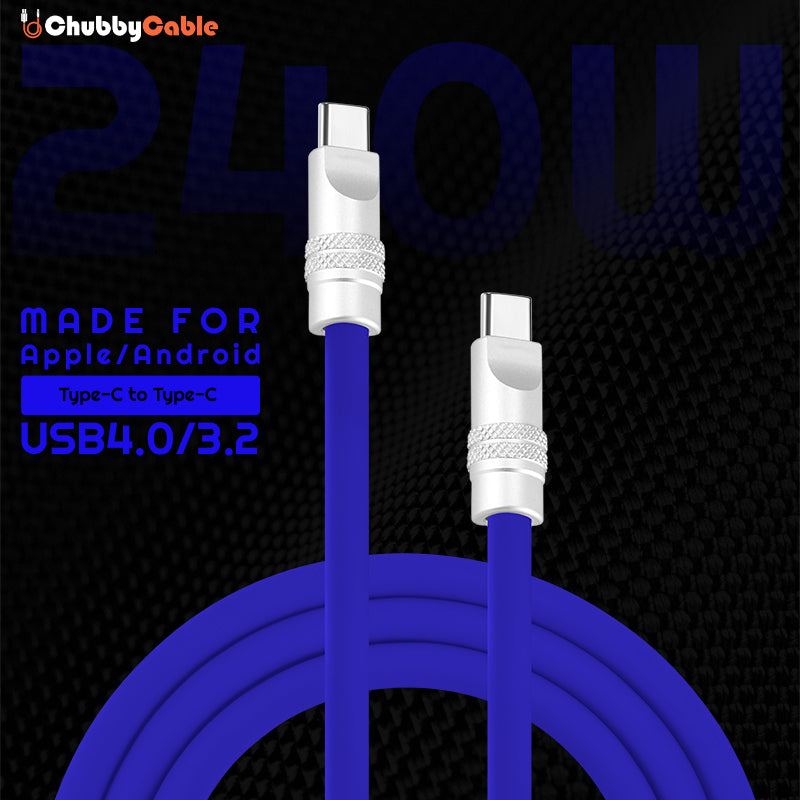 "HyperTransfer Chubby" USB3.2 Gen2×2 Cable & USB 4.0 Gen3×2